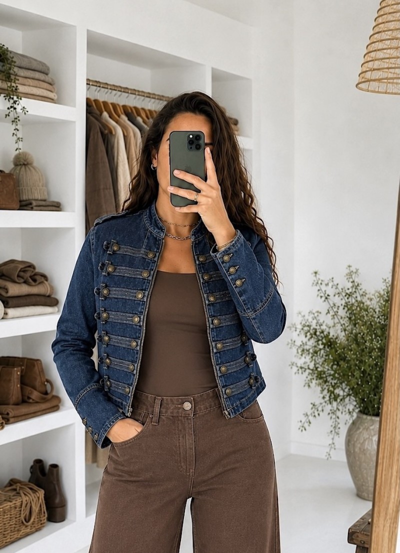 Chaqueta vaquera Galones