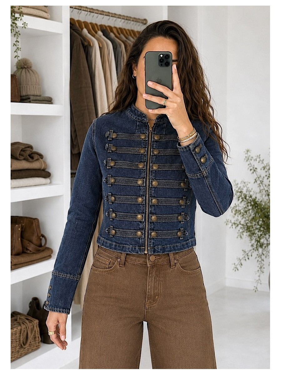 Chaqueta vaquera Galones