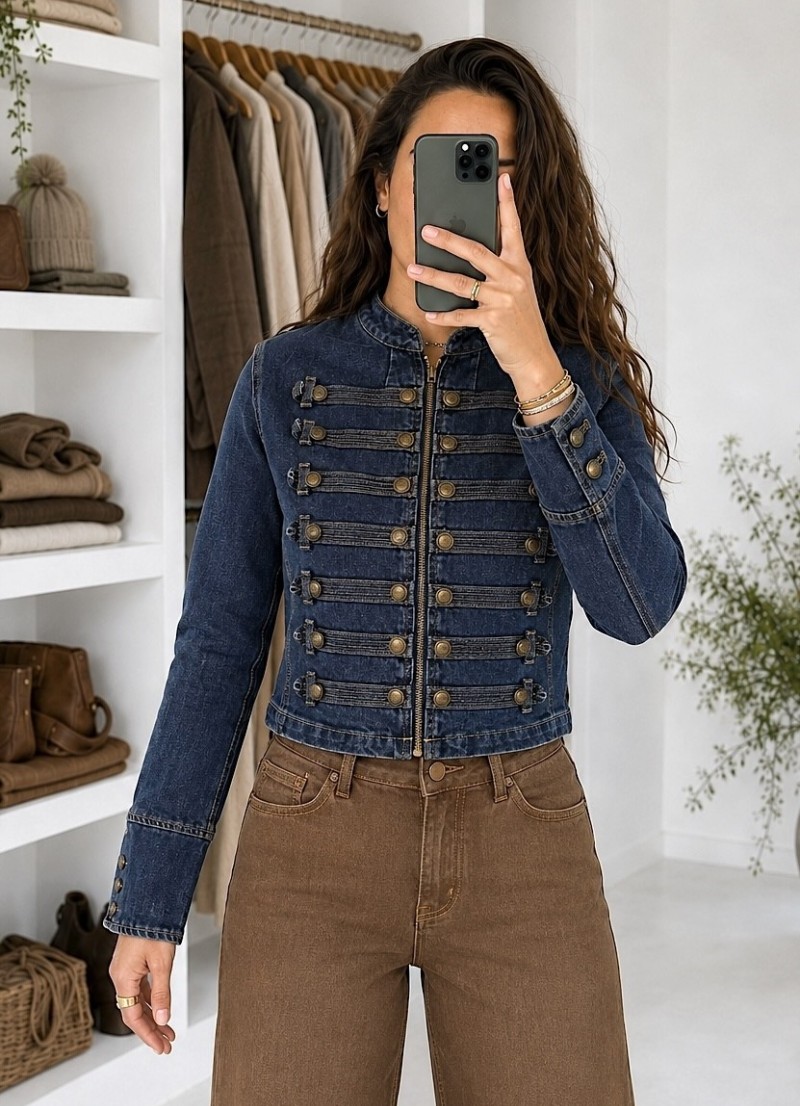 Chaqueta vaquera Galones