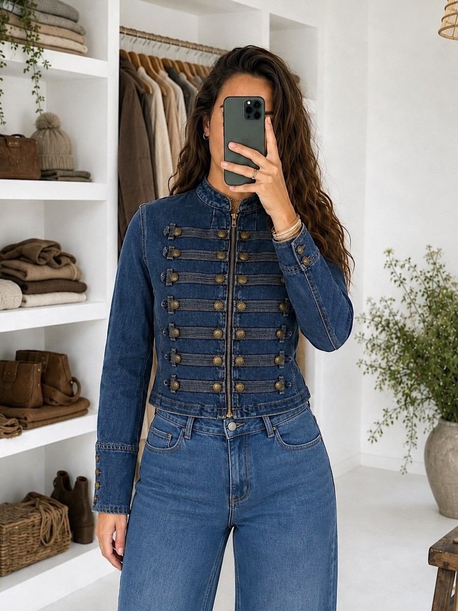 Chaqueta vaquera Galones