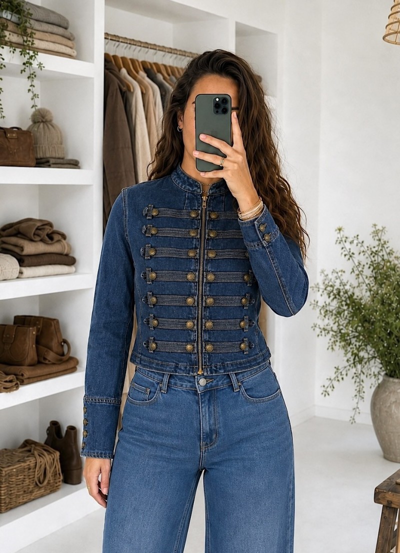 Chaqueta vaquera Galones