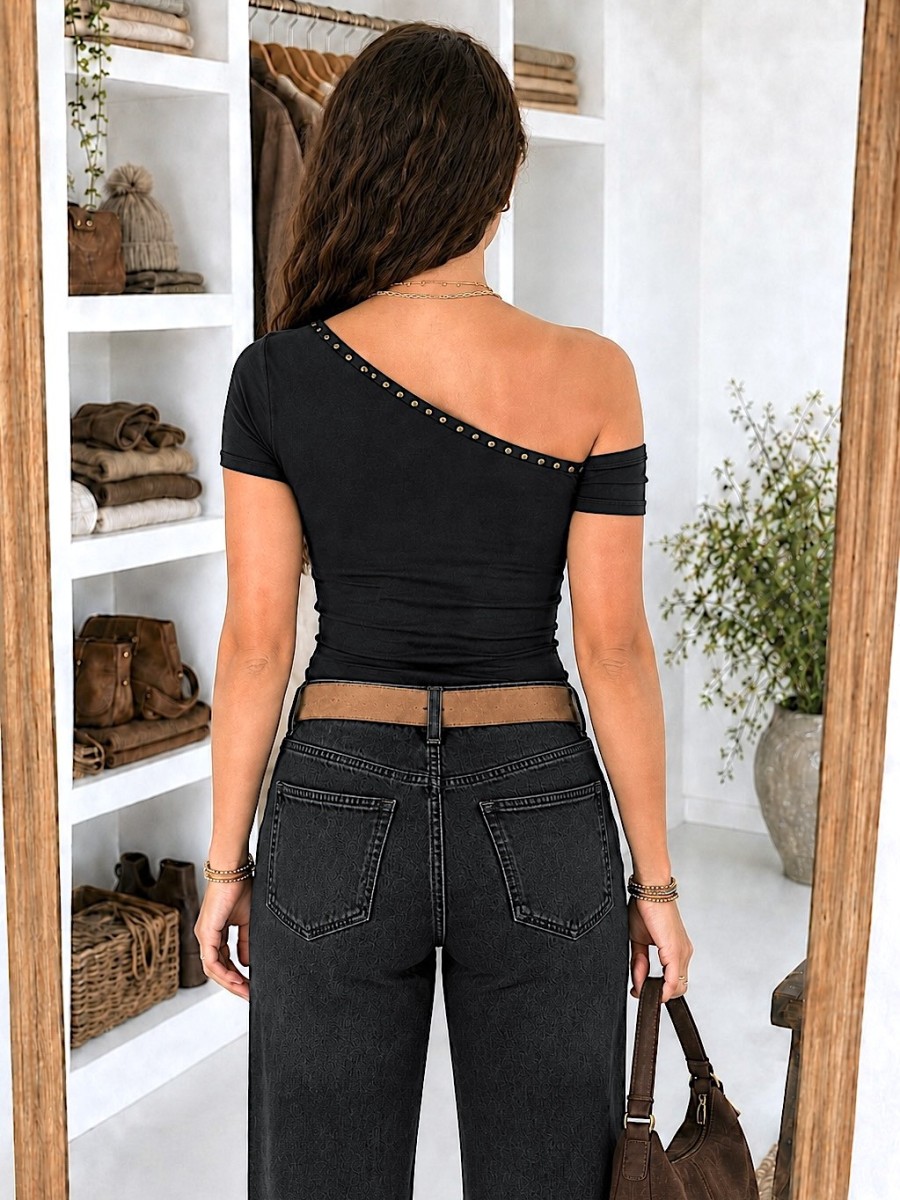 Camiseta Tachas negra