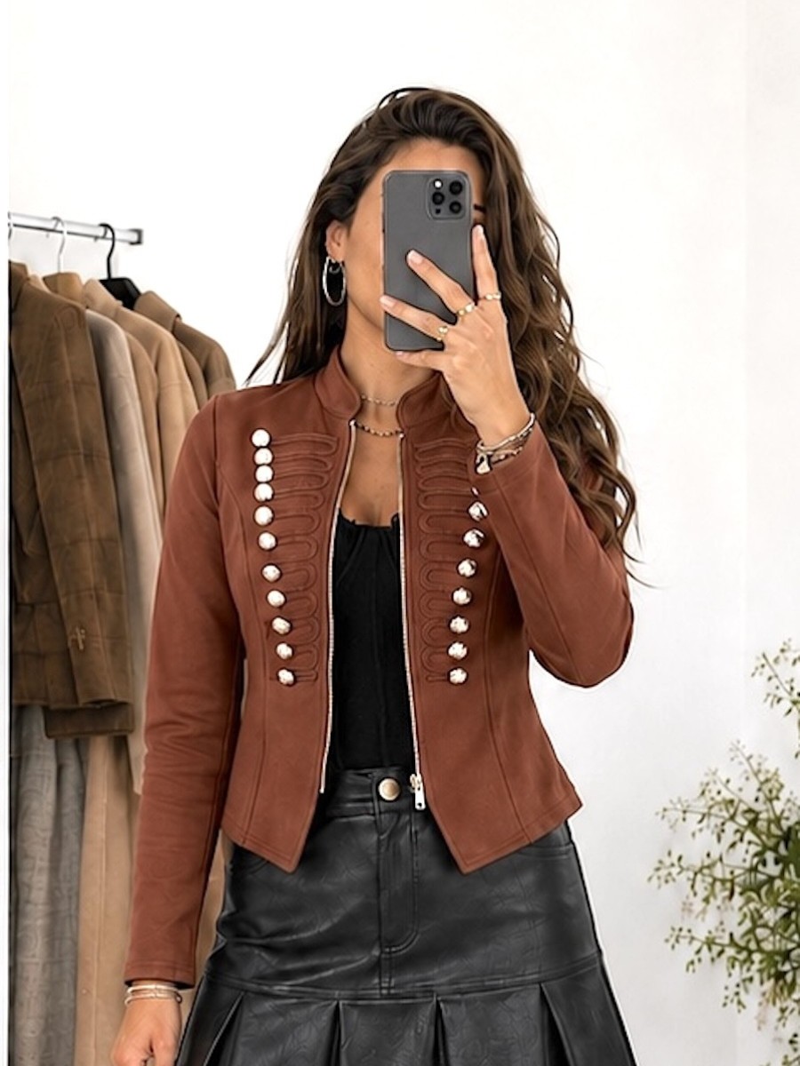 Chaqueta Brenda marrón