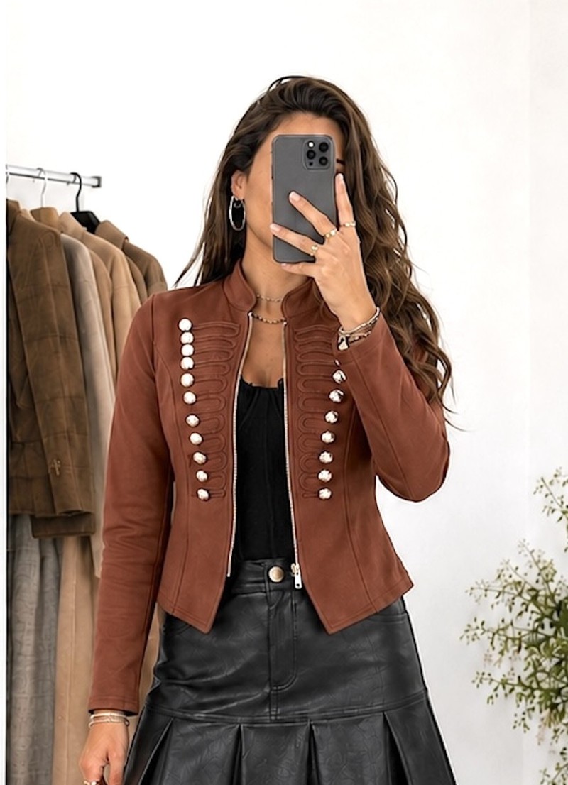 Chaqueta Brenda marrón