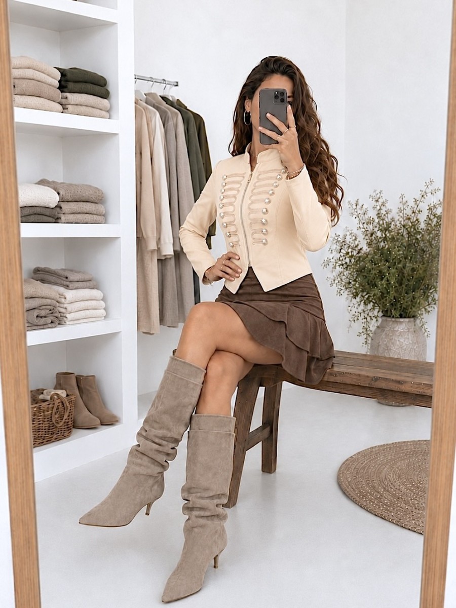 Chaqueta Brenda beige