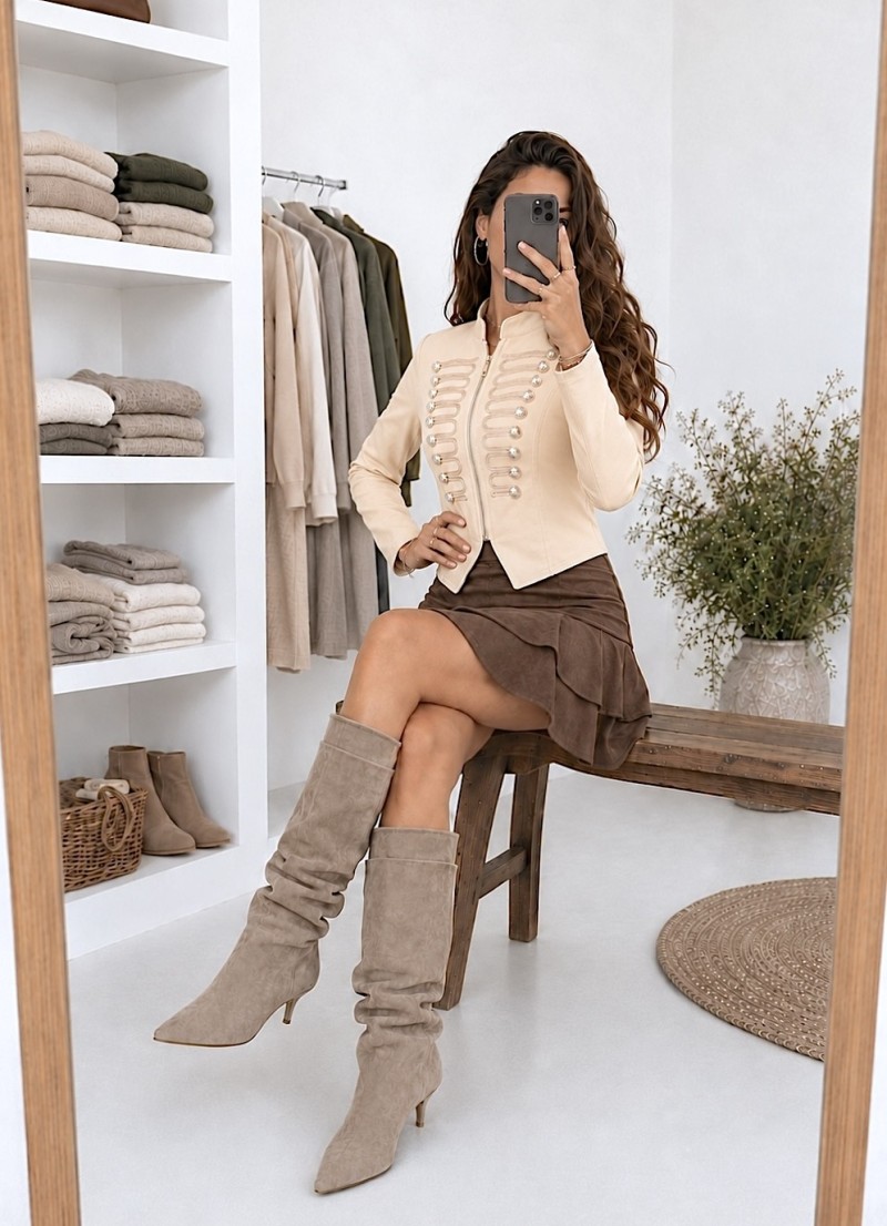 Chaqueta Brenda beige