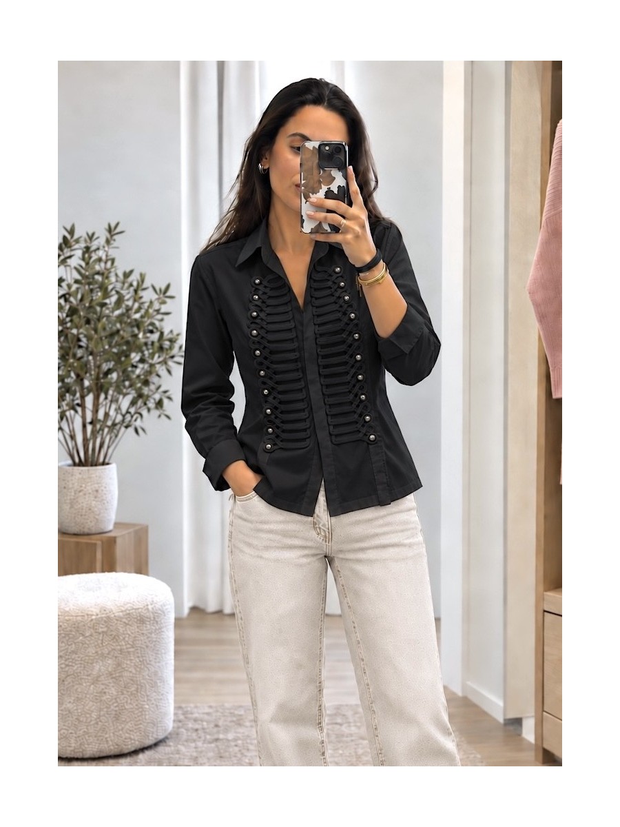 Blusa Ania negra