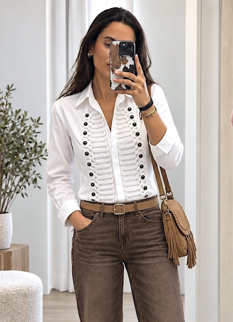 Blusa Ania blanca