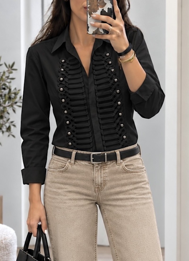 Blusa Ania negra
