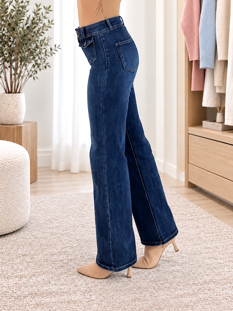 Pantalon vaquero bolsillos delanteros