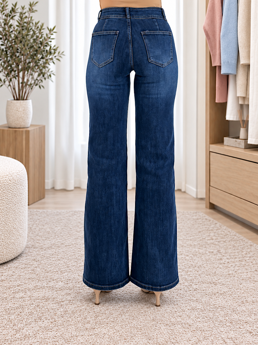 Pantalon vaquero bolsillos delanteros