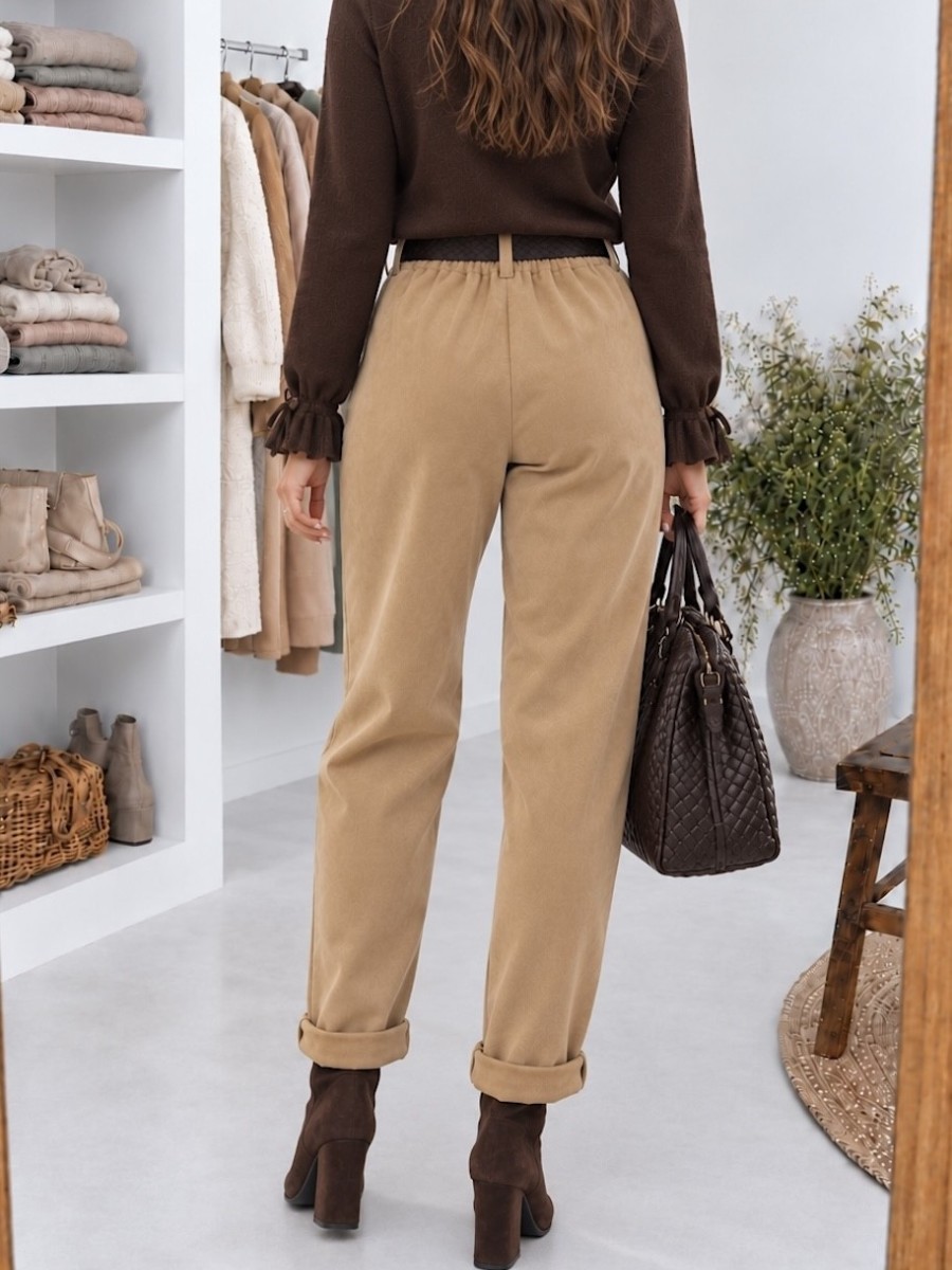 Pantalón Galon camel