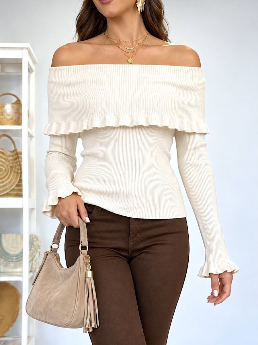 Jersey Lucie beige claro