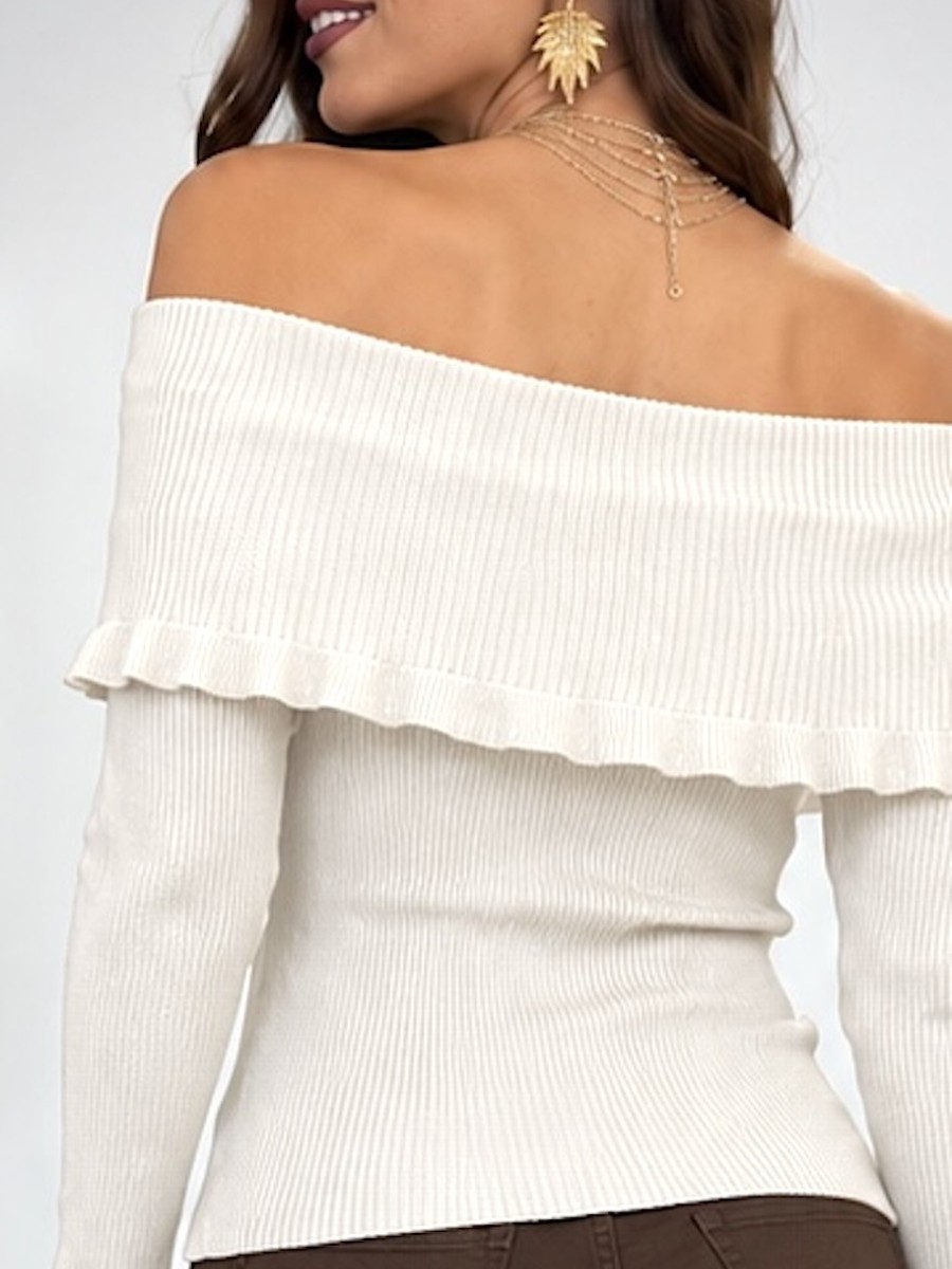 Jersey Lucie beige claro